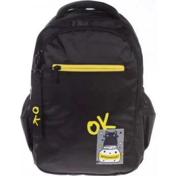 Рюкзак HATBER BASIC STYLE -АНТИДЕПРЕССАНТ-, полиэстер, 2 отделения, 3 кармана, 41х30х15 см Рюкзак HATBER BASIC STYLE -АНТИДЕПРЕССАНТ-, полиэстер, 2 отделения, 3 кармана, 41х30х15 см