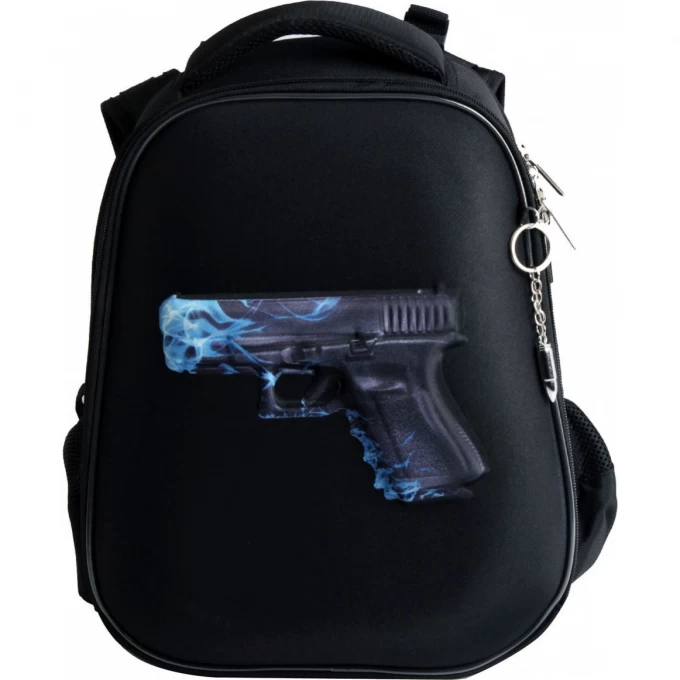 Рюкзак HATBER ERGONOMIC CLASSIC FIRE GUN 37X29X17 см EVA материал 3D эффект светоотражатели 2 отделения 2 кармана 4606782335819 Рюкзак HATBER ERGONOMIC CLASSIC FIRE GUN 37X29X17 см EVA материал 3D эффект светоотражатели 2 отделения 2 кармана 4606782335819