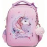 Рюкзак HATBER ERGONOMIC CLASSIC MAGIC UNICORN 37X29X17 СМ EVA материал светоотражатели 2 отделения 2 кармана 4606782335420