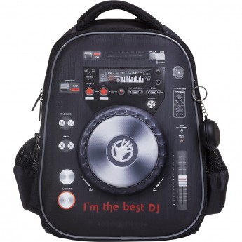 Рюкзак HATBER ERGONOMIC LIGHT BEST DJ 2 отделения, 2 кармана и 1 потайной на спинке, 38х29х15см Рюкзак HATBER ERGONOMIC LIGHT BEST DJ 2 отделения, 2 кармана и 1 потайной на спинке, 38х29х15см