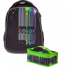 Рюкзак HATBER ERGONOMIC LIGHT COLOR ART 2 отделения, 2 кармана и 1 потайной на спинке, в комплекте с термосумкой, 38х29х15 см 4606782373354