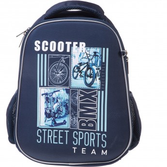 Рюкзак HATBER ERGONOMIC LIGHT SPORT TEAM 2 отделения, 2 кармана и 1 потайной на спинке, 38х29х15 см Рюкзак HATBER ERGONOMIC LIGHT SPORT TEAM 2 отделения, 2 кармана и 1 потайной на спинке, 38х29х15 см