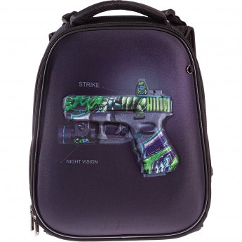 Рюкзак HATBER ERGONOMIC LIGHT STRIKE 1 отделение, 2 кармана и 1 потайной на спинке, 38х29х12,5 см Рюкзак HATBER ERGONOMIC LIGHT STRIKE 1 отделение, 2 кармана и 1 потайной на спинке, 38х29х12,5 см