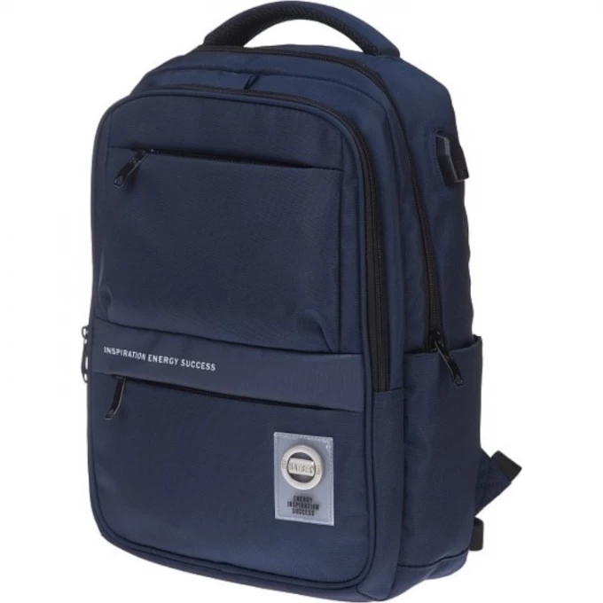 Рюкзак HATBER PRO -NAVY- 43х31,5х14,5см полиэстер нагрудная стяжка 2 отделения 4 кармана, с USB-выходом 4606782384428 Рюкзак HATBER PRO -NAVY- 43х31,5х14,5см полиэстер нагрудная стяжка 2 отделения 4 кармана, с USB-выходом 4606782384428