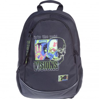 Рюкзак HATBER STREET TECHNO VISIONS 2 отделения, 3 кармана и 1 потайной на спинке, 42х30х20 см Рюкзак HATBER STREET TECHNO VISIONS 2 отделения, 3 кармана и 1 потайной на спинке, 42х30х20 см