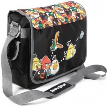 Сумка HATBER подростковая Angry Birds, размер 31х36х11