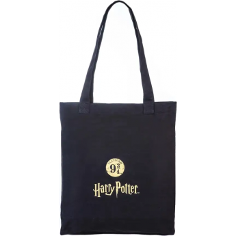 Сумка-шопер с карманом HATBER 40Х36см хлопок Гарри Поттер