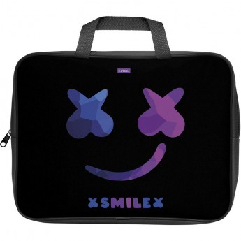 Сумка текстильная с ручками HATBER А4ф 350х265х40мм для тетрадей 3D Фольга Осторожно! Очень мило Сумка текстильная с ручками HATBER А4ф 350х265х40мм для тетрадей 3D Фольга Осторожно! Очень мило