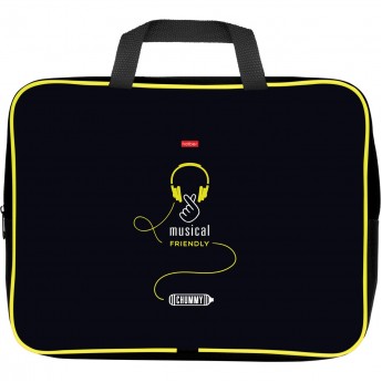 Сумка текстильная с ручками HATBER А4ф 350х265х40мм для тетрадей Буба Сумка текстильная с ручками HATBER А4ф 350х265х40мм для тетрадей Буба