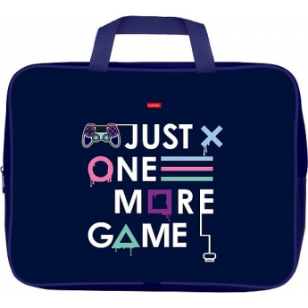 Сумка текстильная с ручками HATBER А4ф 350х265х40мм для тетрадей Game Сумка текстильная с ручками HATBER А4ф 350х265х40мм для тетрадей Game