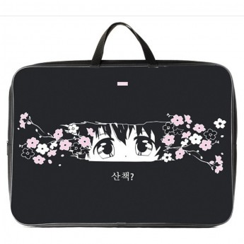 Сумка текстильная с ручками HATBER РОМАНТИКА АНИМЕ А3ф 475х345х40мм для тетрадей Сумка текстильная с ручками HATBER РОМАНТИКА АНИМЕ А3ф 475х345х40мм для тетрадей